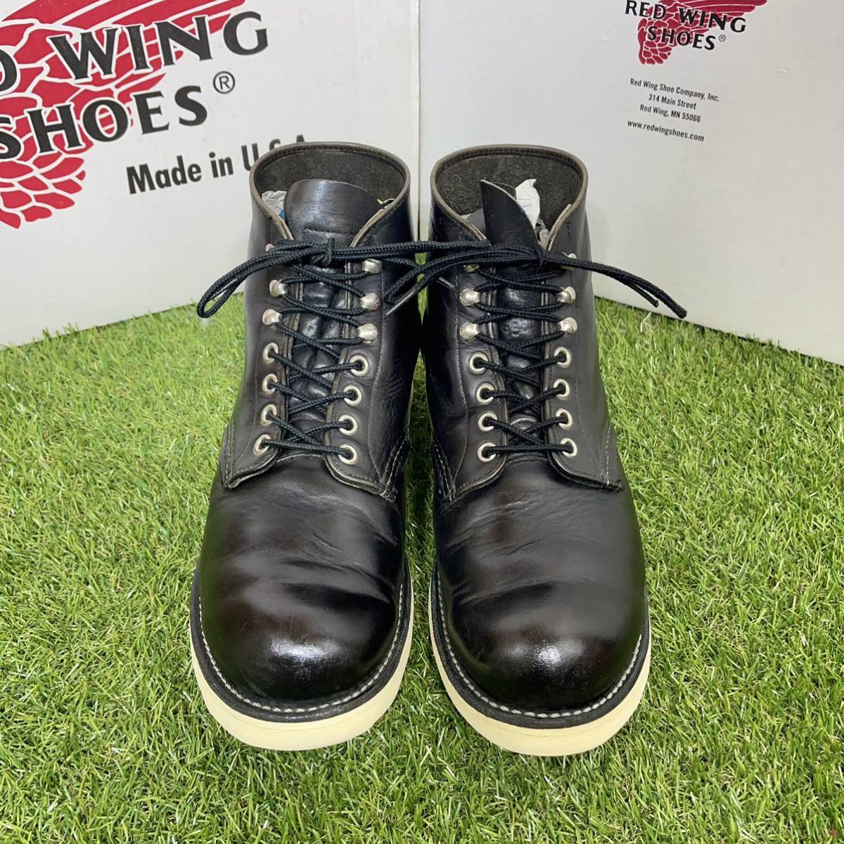 [ safety quality 072] tea core 8165 Red Wing RW boots 8.5D old tag 27 free shipping RED WING