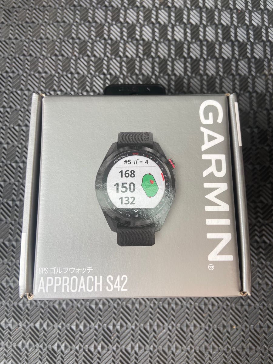 宅配便配送 Garmin ガーミンGPSゴルフウォッチapproach S42 ガラス