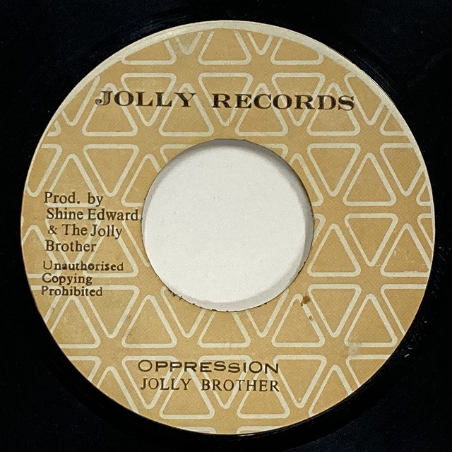 在庫限り】 JOLLY BROTHERS (7インチシングル) OPPRESSION / レゲエ