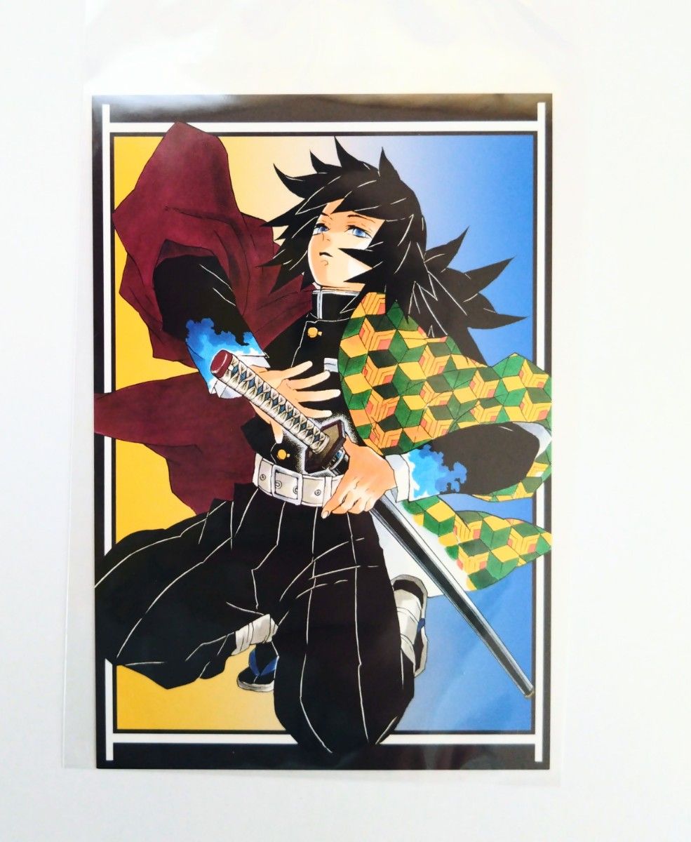 鬼滅の刃 冨岡義勇 原画展 ポストカード 缶入り 原作 ステッカー 鬼滅の刃 冨岡義勇 原画展 ポストカード 缶入り 原作 ステッカー