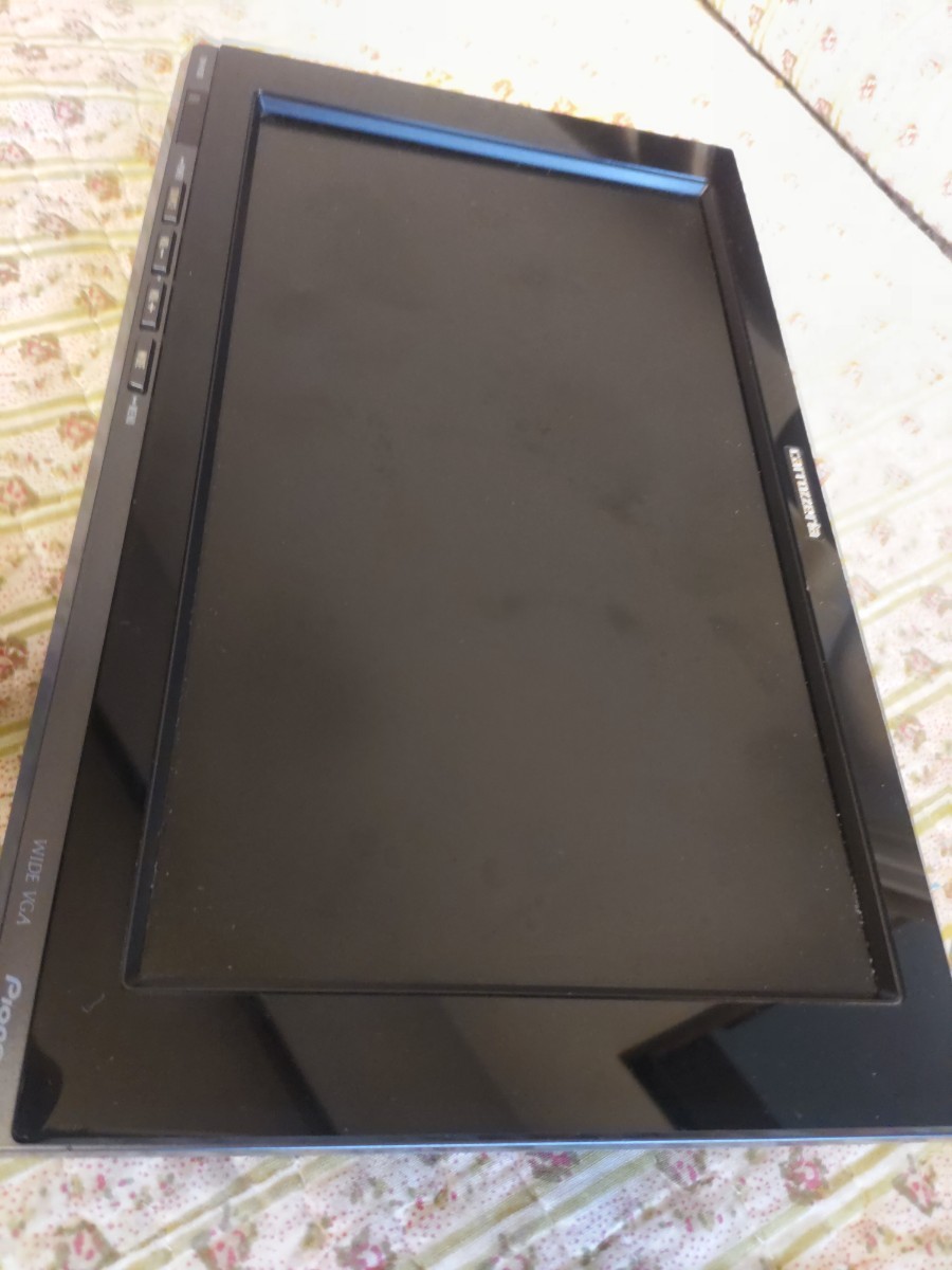 pioneer carrozzeriaリアモニター WIDE VGA11インチ TVM-W1100本体のみ