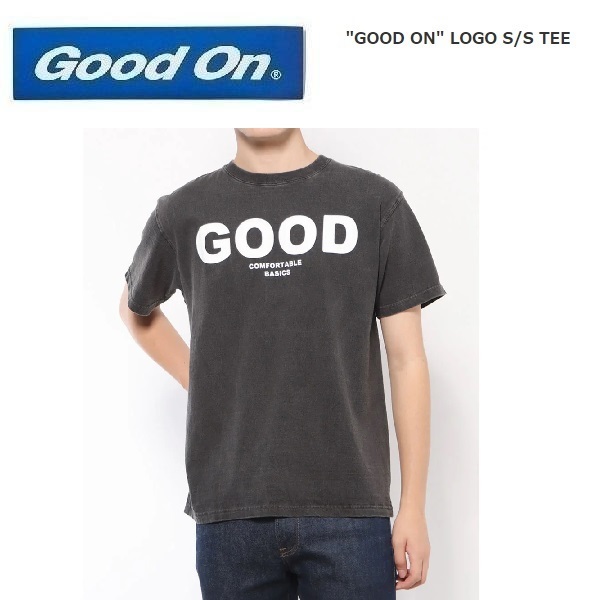 Good On グッドオン GOOD ONロゴTシャツ Pブラック XL OLSS-541P