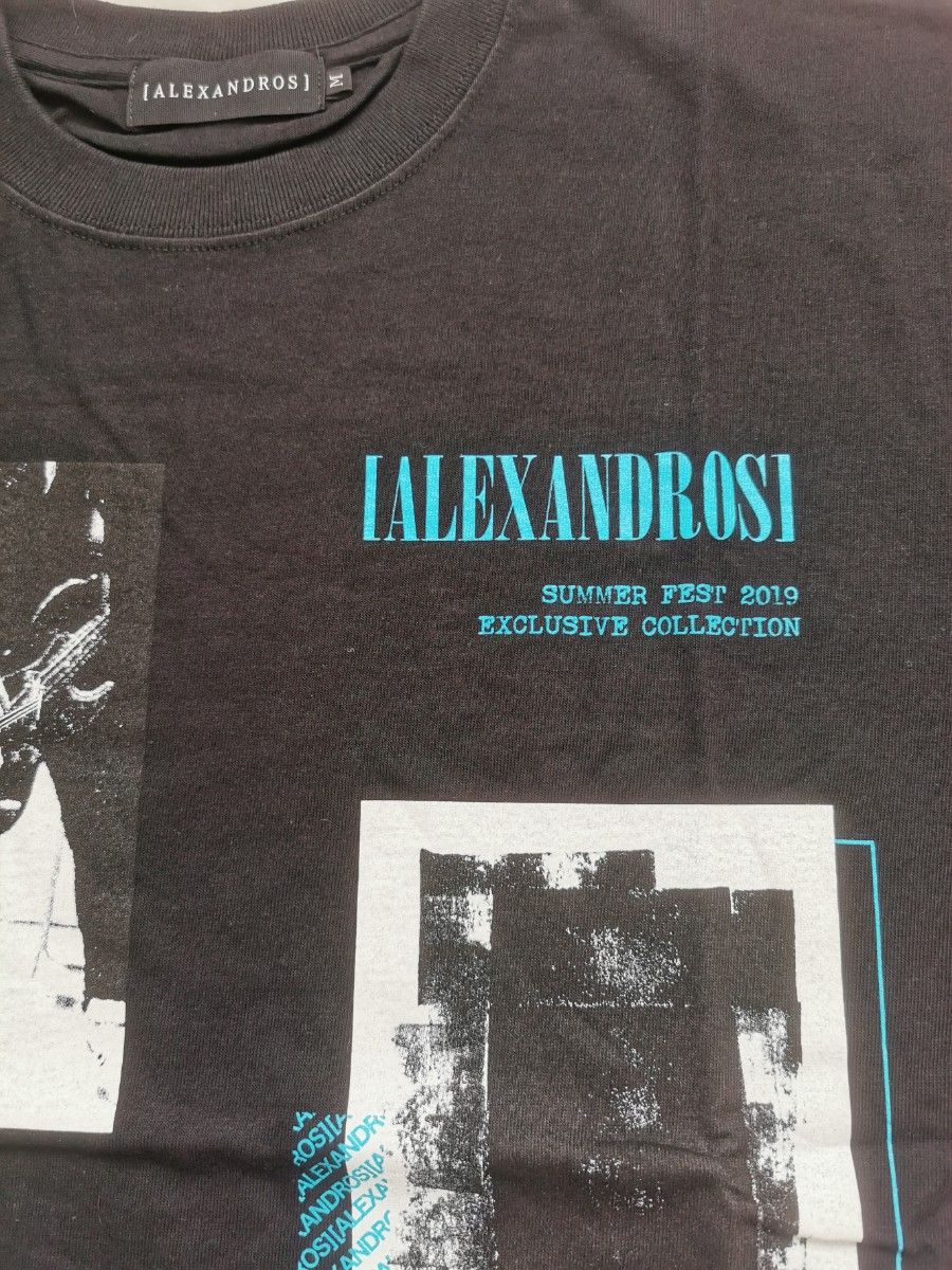 Alexandros  アレキサンドロス 新品Tシャツ(黒)