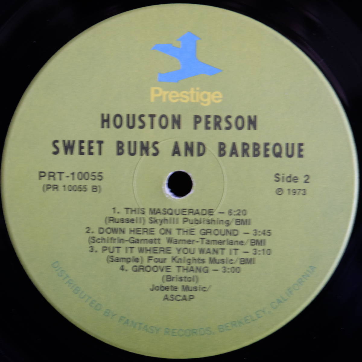 Prestige【 PR 10055 : Sweet Buns & Barbeque 】Houston Person_画像4