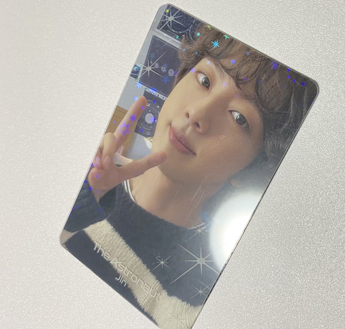 防弾少年団 ジン The Astronaut BTS JAPAN OFFICIAL SHOP ホログラム トレカ フレーム セット JPFC JIN Photocard_画像6