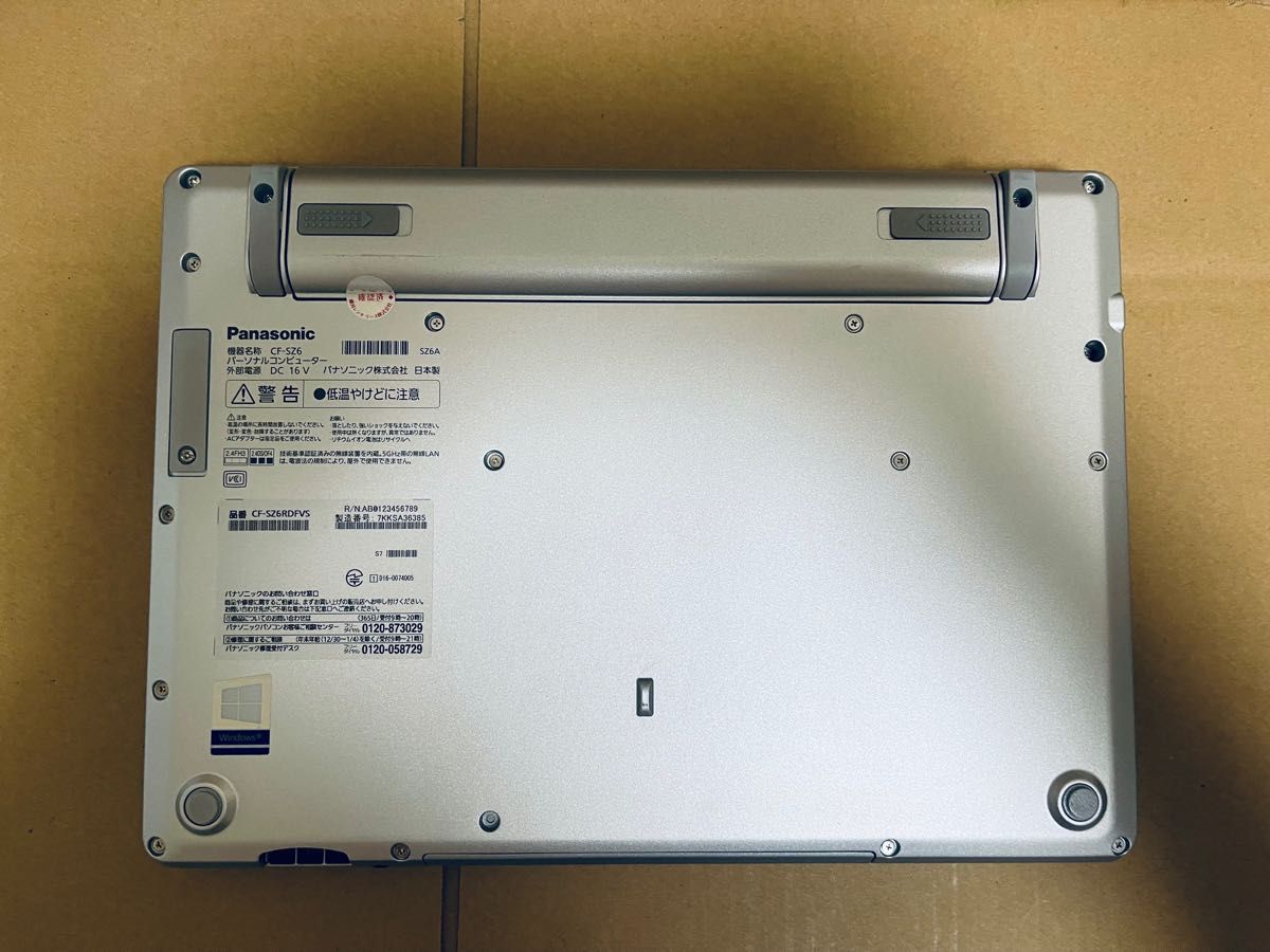 Panasonic CF~SZ6 カメラ i5 7300U 128G SSD|PayPayフリマ