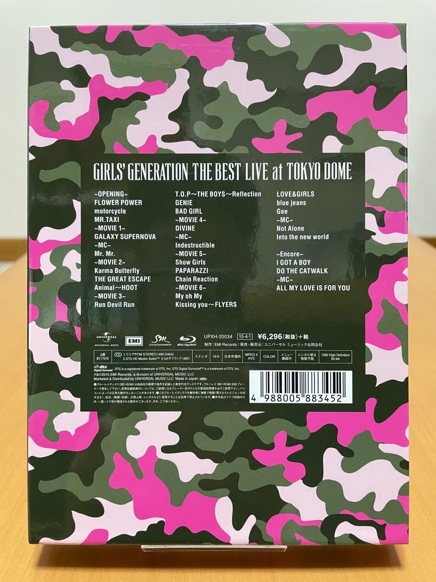 GIRLS' GENERATION THE BEST LIVE at TOKYO DOME 【Blu-Ray】