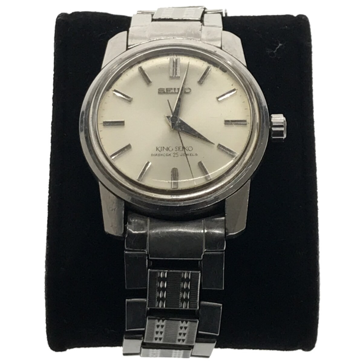 割引購入 【稼働品】KING SEIKO T1033 現状品 腕時計 メンズ SS メダル