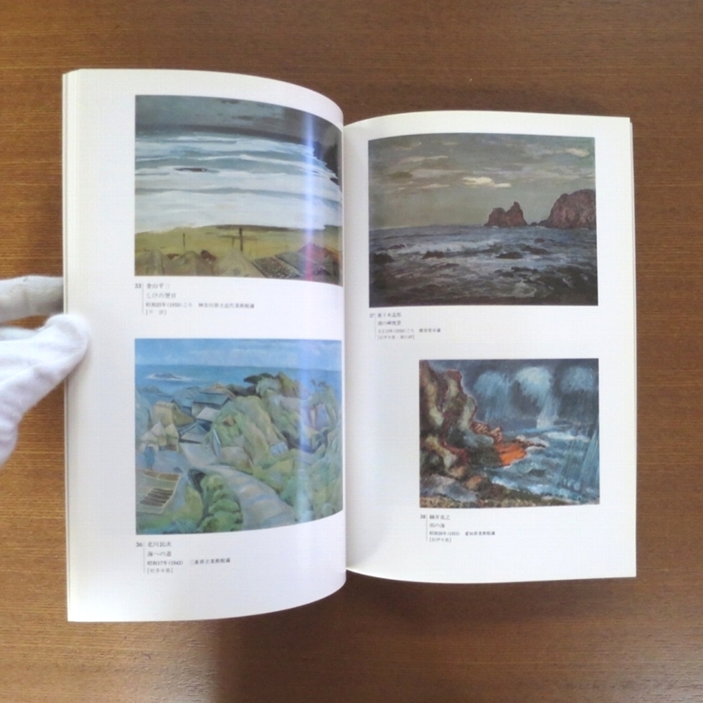  name .. see japanese sea llustrated book # fine art hand . art Shincho oil painting picture landscape painting technique catalog design 
