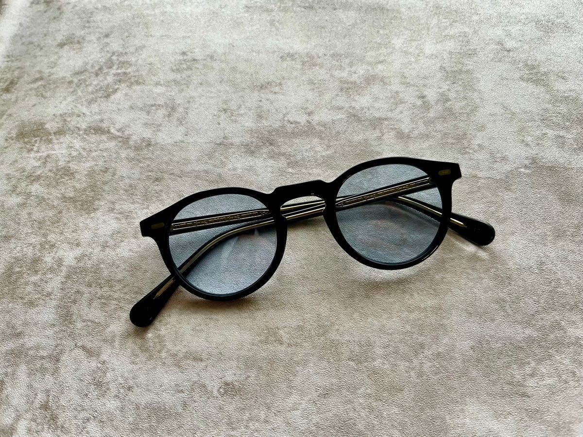 Oliver Peoples Gregory Peck 45 Black オリバーピープルズ 眼鏡 カラーレンズ サングラス