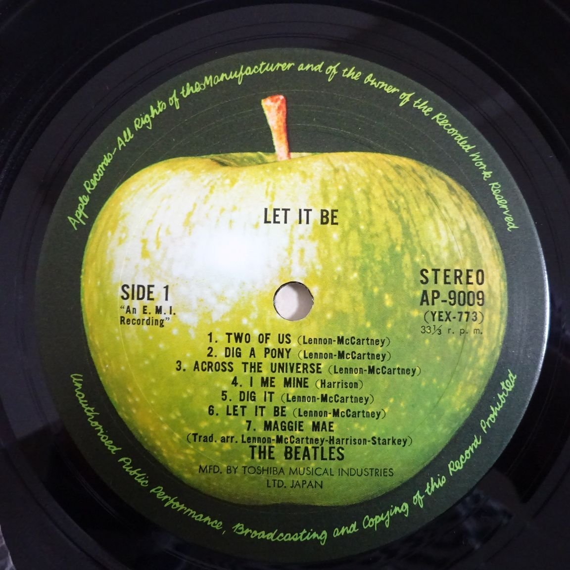 14018099;【Apple丸帯付/BOX/ブックレット付/補充票】The Beatles ビートルズ / Let It Be レット・イット・ビーの画像5