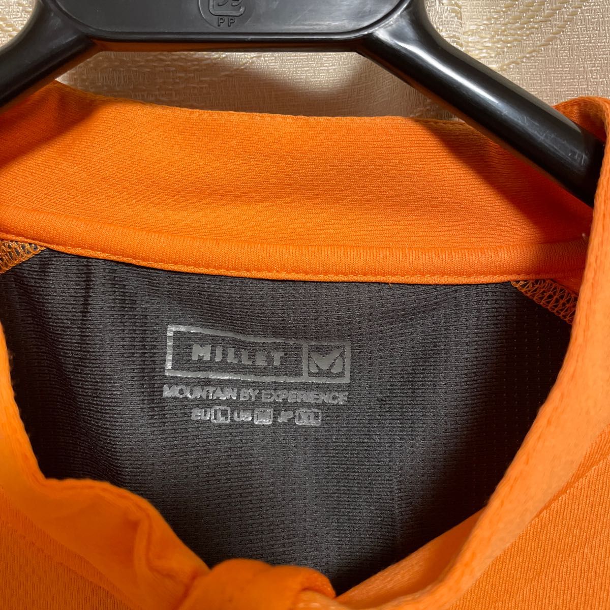 MILLET ミレー　ハーフジップ　半袖　オレンジ　XL