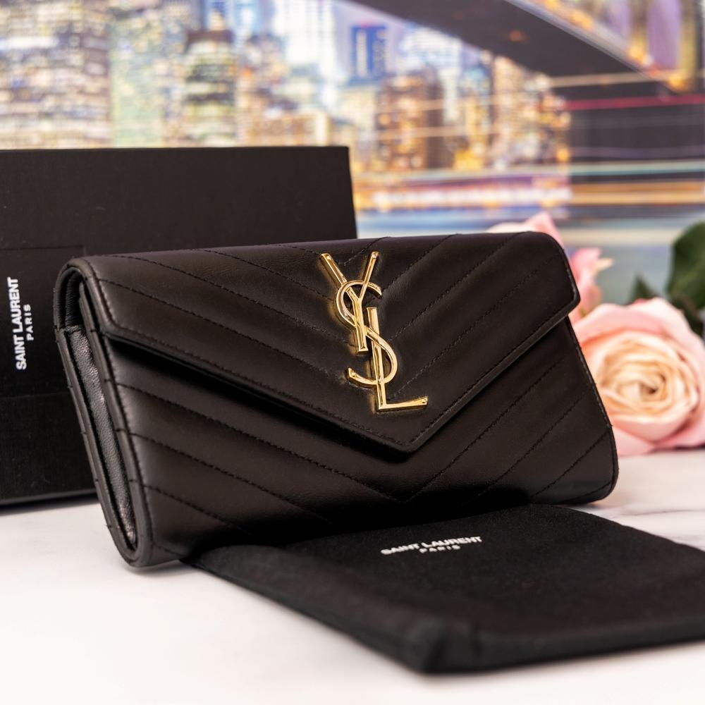 限定品得価 Saint Laurent - サンローラン YSL 長財布 ラウンド