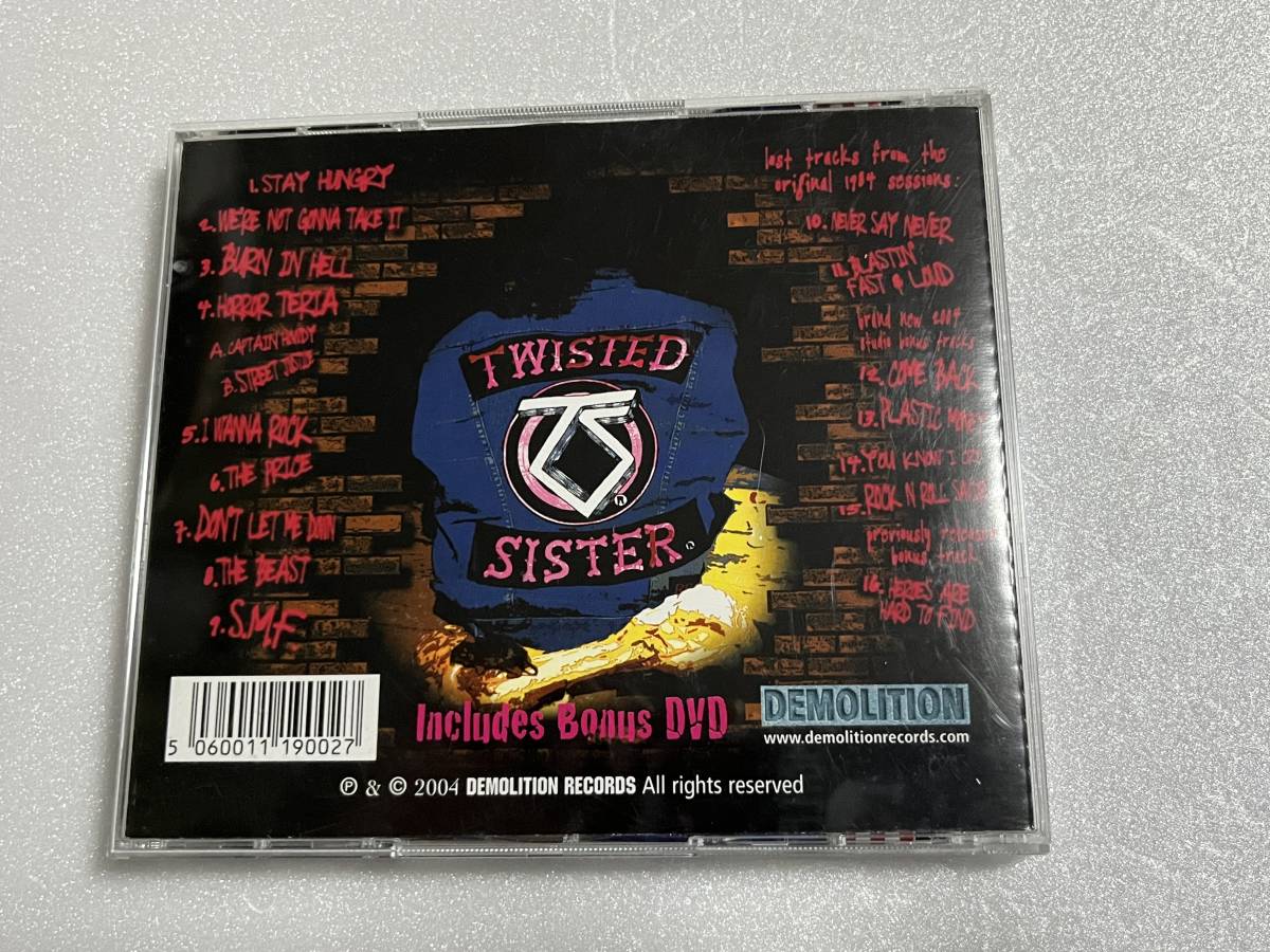 激レア　トゥイステッド・シスター　スティル・ハングリー　TWISTED SISTER　Still Hungry　CD+DVD　２枚組　日本仕様輸入　LAメタル_画像4