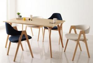 正規品】 5点セット(テーブル+チェア4脚) 4人 モダンインテリア