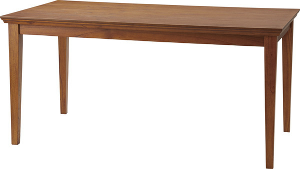 ダイニングテーブル 天然木化粧繊維板(ミンディ) 天然木(ミンディ) ラッカー塗装 ブラウン GUY-657