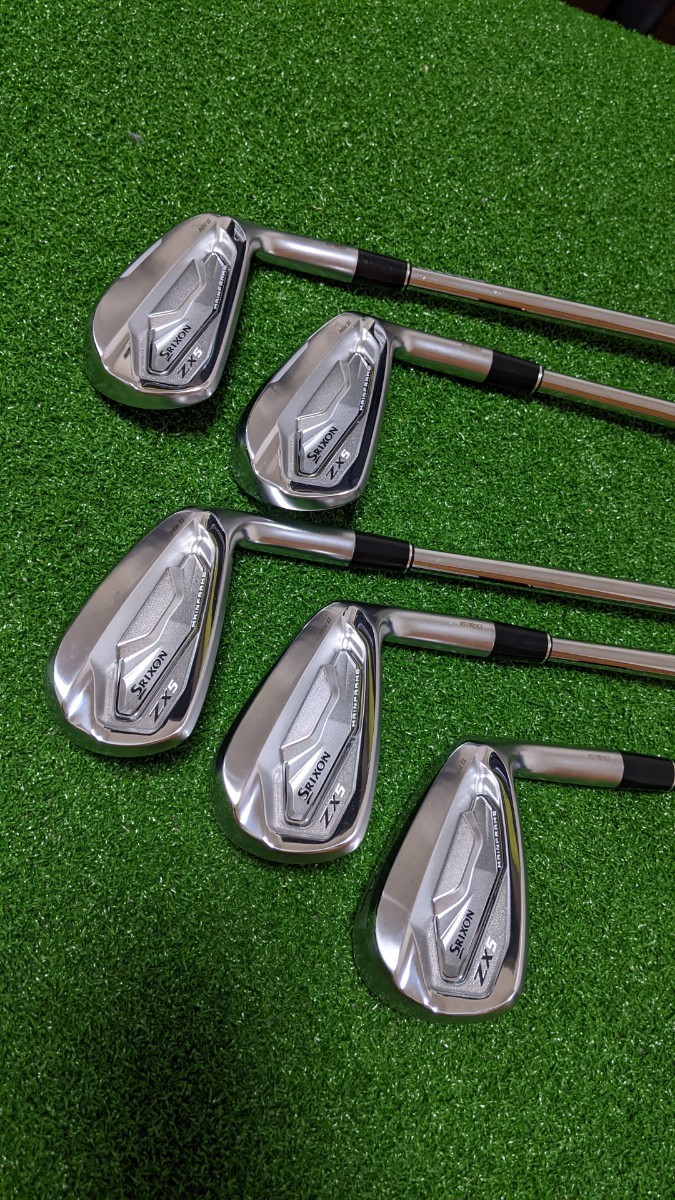 超美品 スリクソン ZX5 mk-Ⅱ 6〜PW 5本 ダイナミックゴールド120 S200