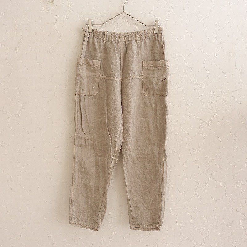定価1.5万】ツムグ tumugu *ソリトリネンイージーパンツ*1麻ツイル