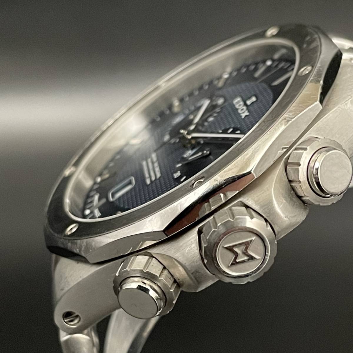 貴重】エドックス/EDOX/Delfin/デルフィン/42㎜/メンズ腕時計/10110