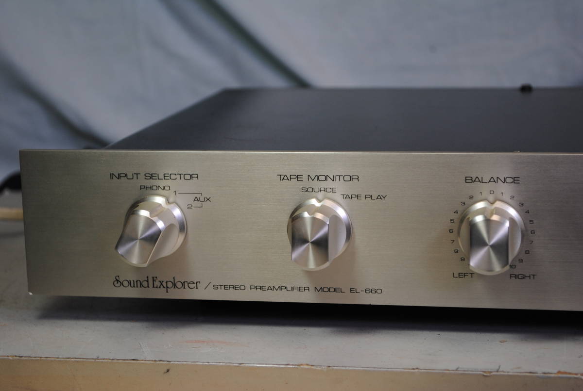 Sound Explorer EL-660 pre-amplifier working properly goods Sound Explorer EL-660 pre-amplifier working properly goods