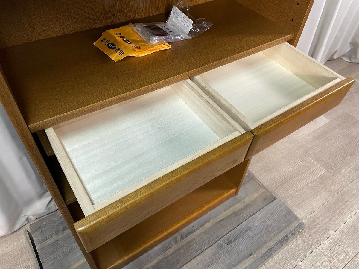 GR40 浜本工芸 幅85cm ナラ材 書棚 A / 本棚 ブックシェルフ ラック
