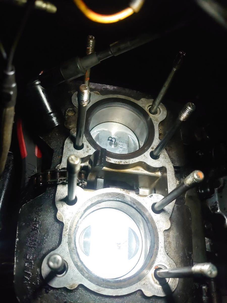 Z250FT Z250LTD GPZ250 306ccボアアップ軽量化ピストンセット