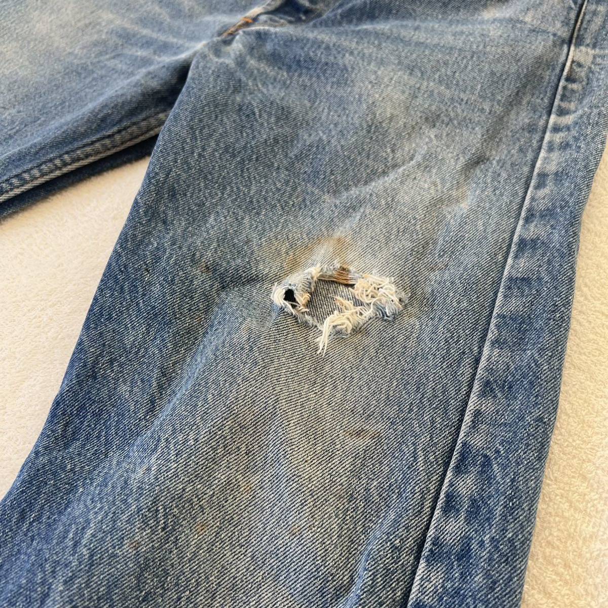 Levi's 501 xx USA製 W32 リーバイス ダメージ デニム ジーンズ Levi's 501 xx USA製 W32 リーバイス ダメージ デニム ジーンズ