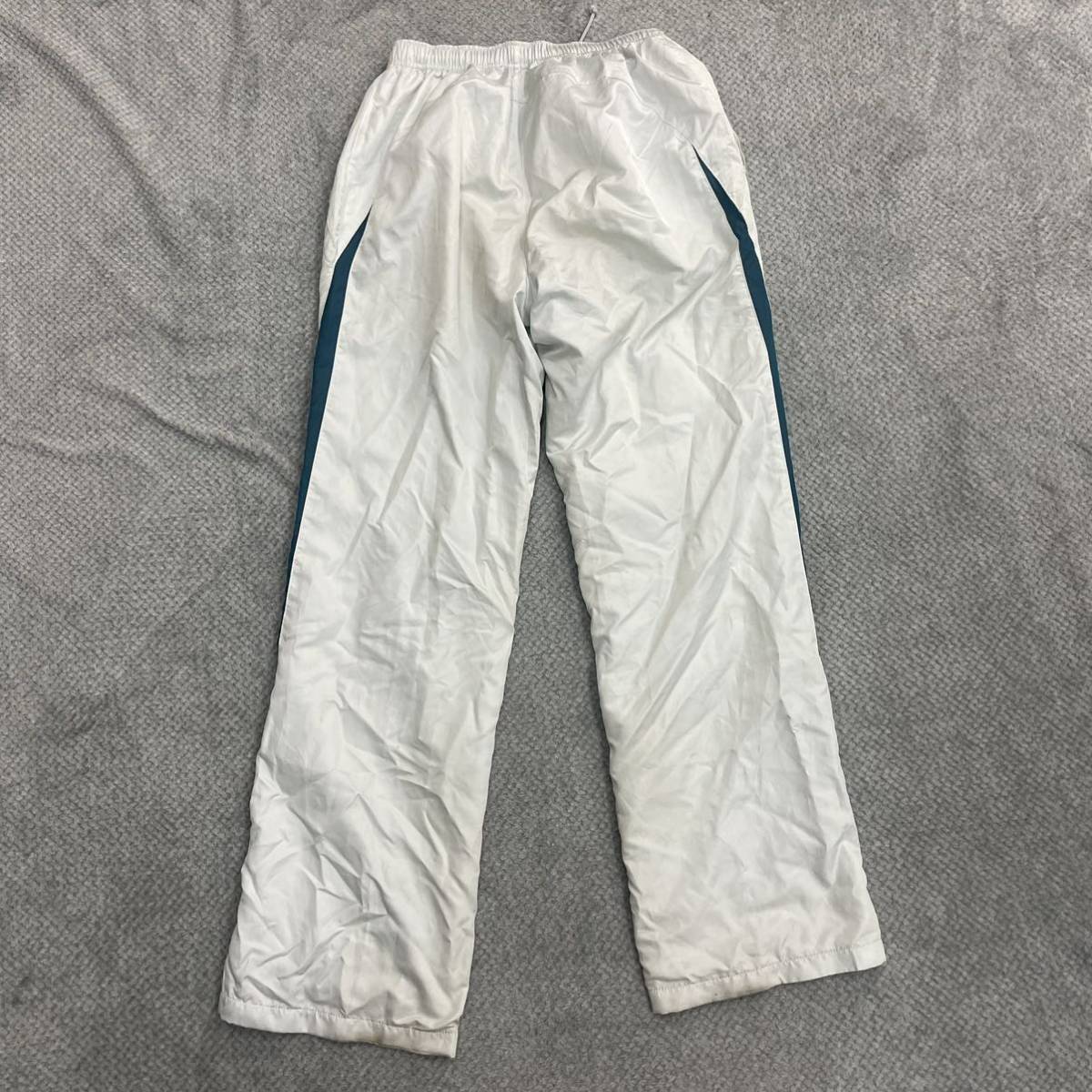 1円出品】Kappa カッパ ナイロンパンツ スポーツウェア シャカシャカ サイズL グレー ホワイト 白 灰色 メンズ ボトムス (H5) - JChere雅虎拍卖代购
