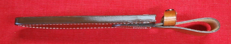 No.4牛革ブラウン大型HUNTING KNIVES用ケース・全長；33.5cm：Blade:21cm.位まで・_画像3