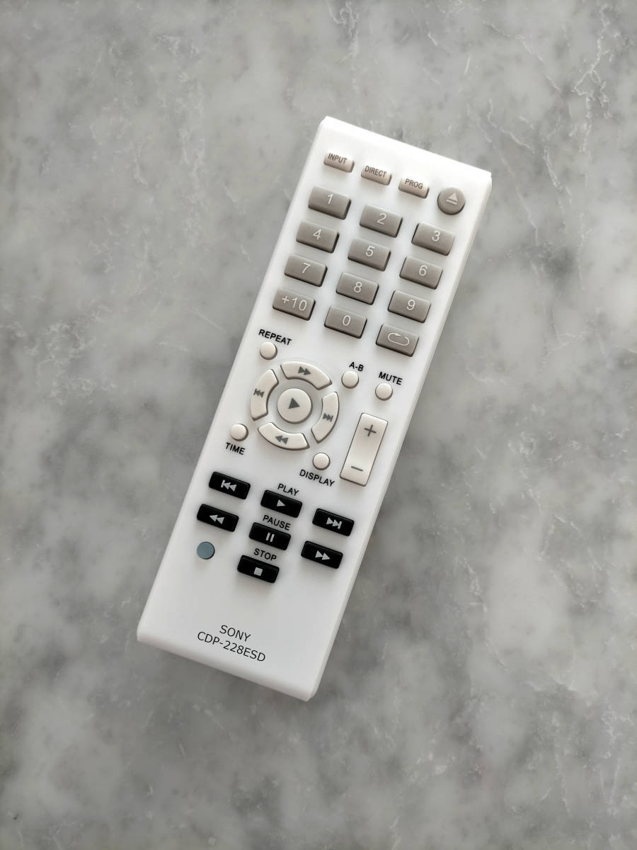 SONY(ソニー) CDプレーヤー用リモコン(remote) 対応機種:CDP-228ESD_画像2
