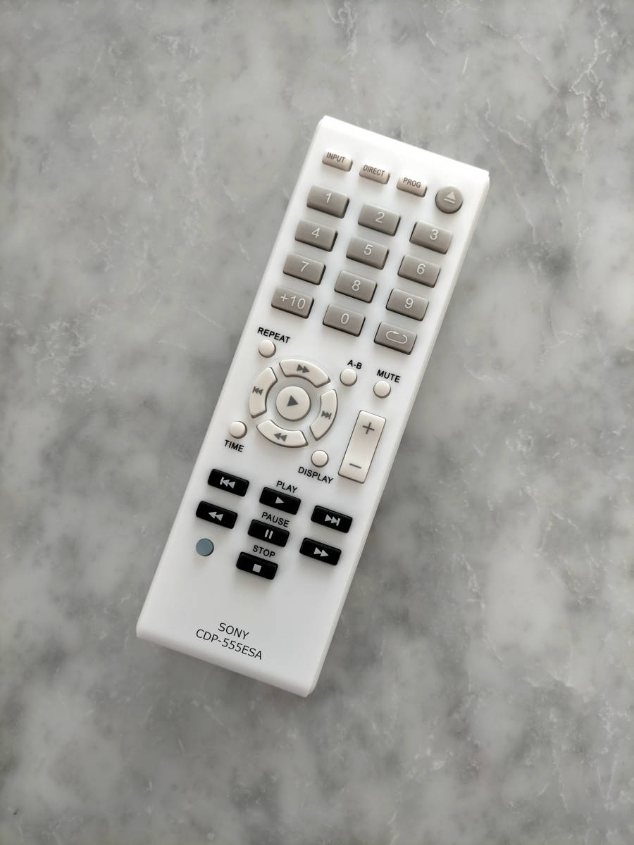 SONY(ソニー) CDプレーヤー用リモコン(remote) 対応機種:CDP-555ESJ (管理1)_画像2