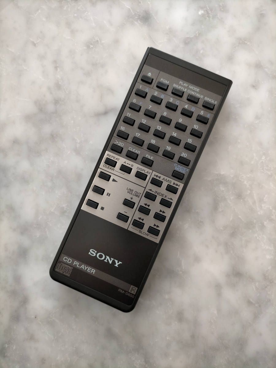 SONY( Sony ) CD player for remote control (remote) corresponding type :CDP-338ESD ( control 1)