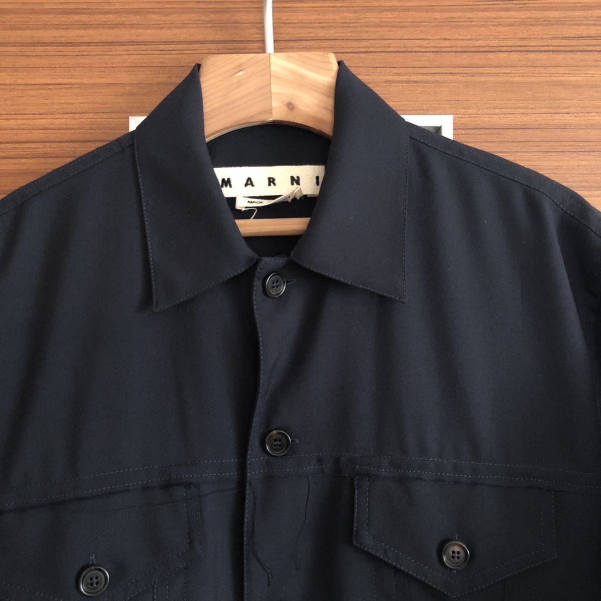 MARNI - 21ss トロピカルウールショートスリーブシャツジャケット