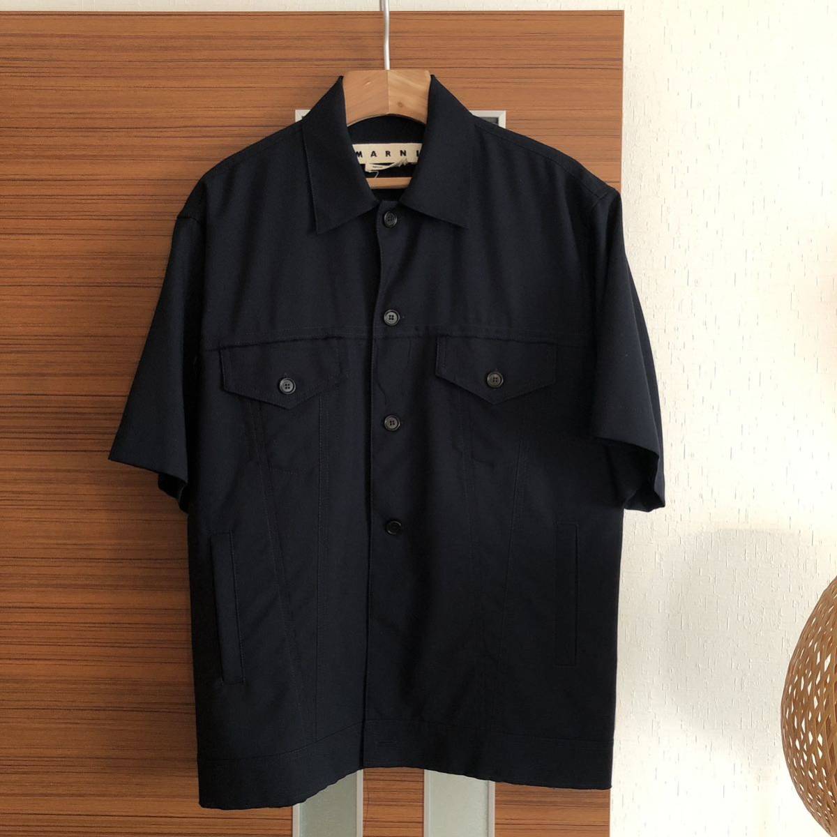 MARNI - 21ss トロピカルウールショートスリーブシャツジャケット