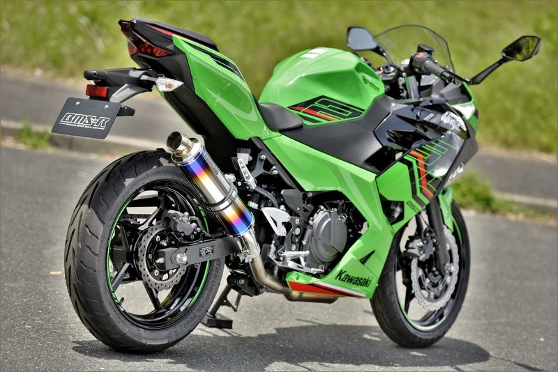 新品 ビームス Ninja250 (8BK-EX250Y/2BK-EX250P) R-EVO スリップオン ヒートチタンサイレンサー 政府認証 G433-53-P1J BEAMS マフラー