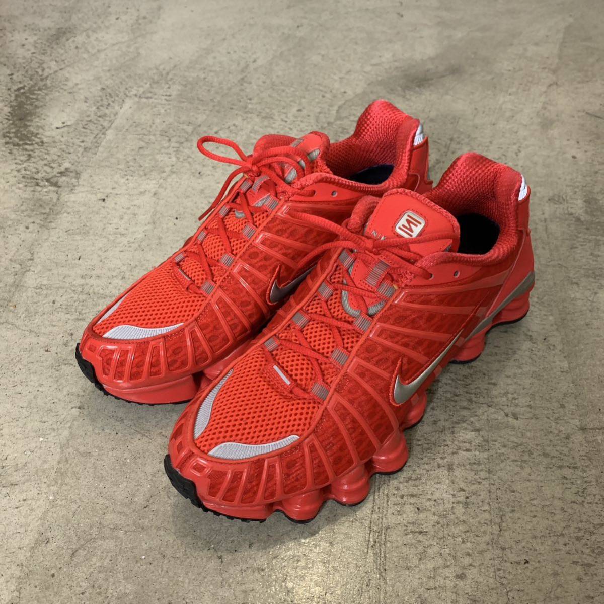 NIKE shox TL 27 9 ナイキ ショックス 赤 レッド speed red NIKE shox TL 27 9 ナイキ ショックス 赤 レッド speed red