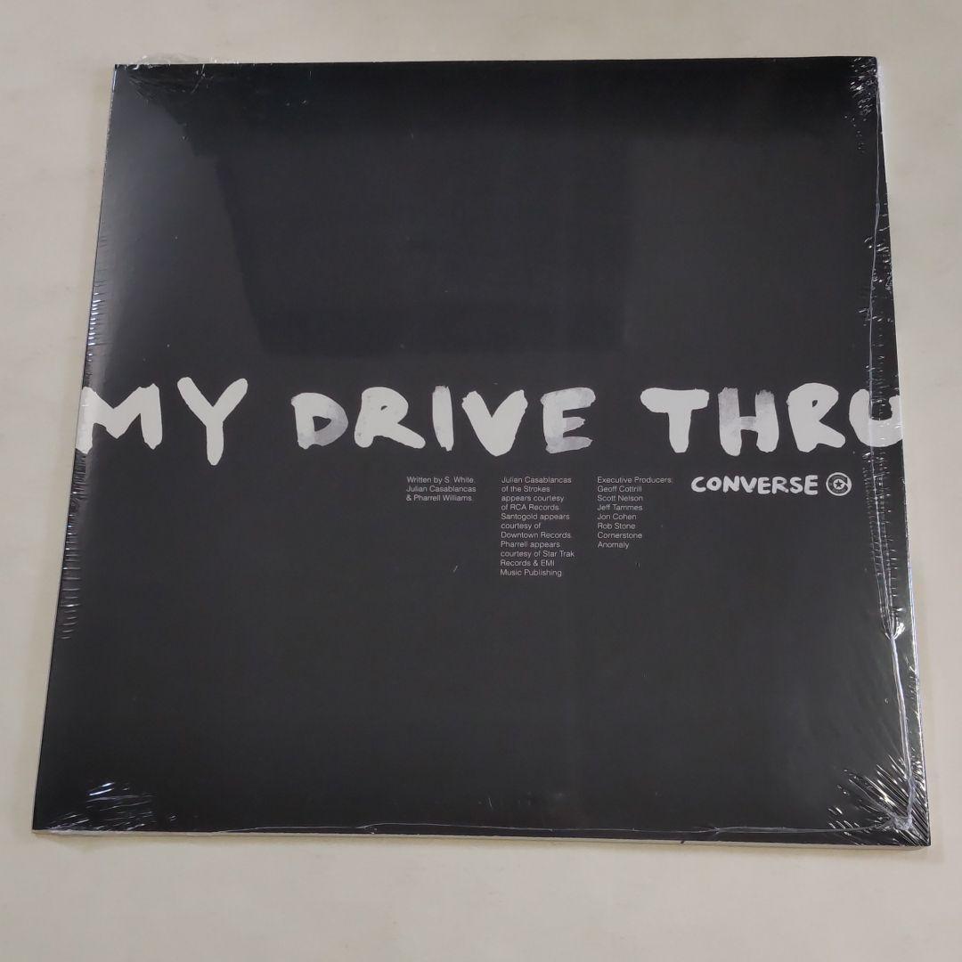 12inch US盤 未開封・シールド JULIAN CASABLANCAS SANTOGOLD PHARRELL WILLIAMS / MY DRIVE THRU コンバース・キャンペーン・ソング_画像2