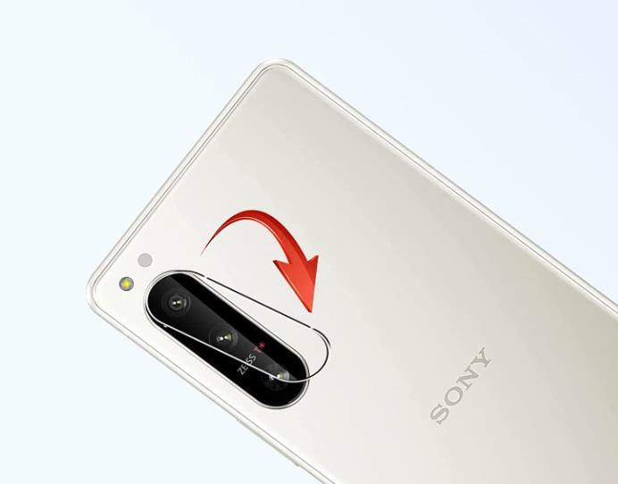 ［２枚セット］Xperia5 IV カメラレンズ ガラス クリア SO-54C SOG09 2.5D 液晶保護 ガラスフィルム エクスペリア_画像2