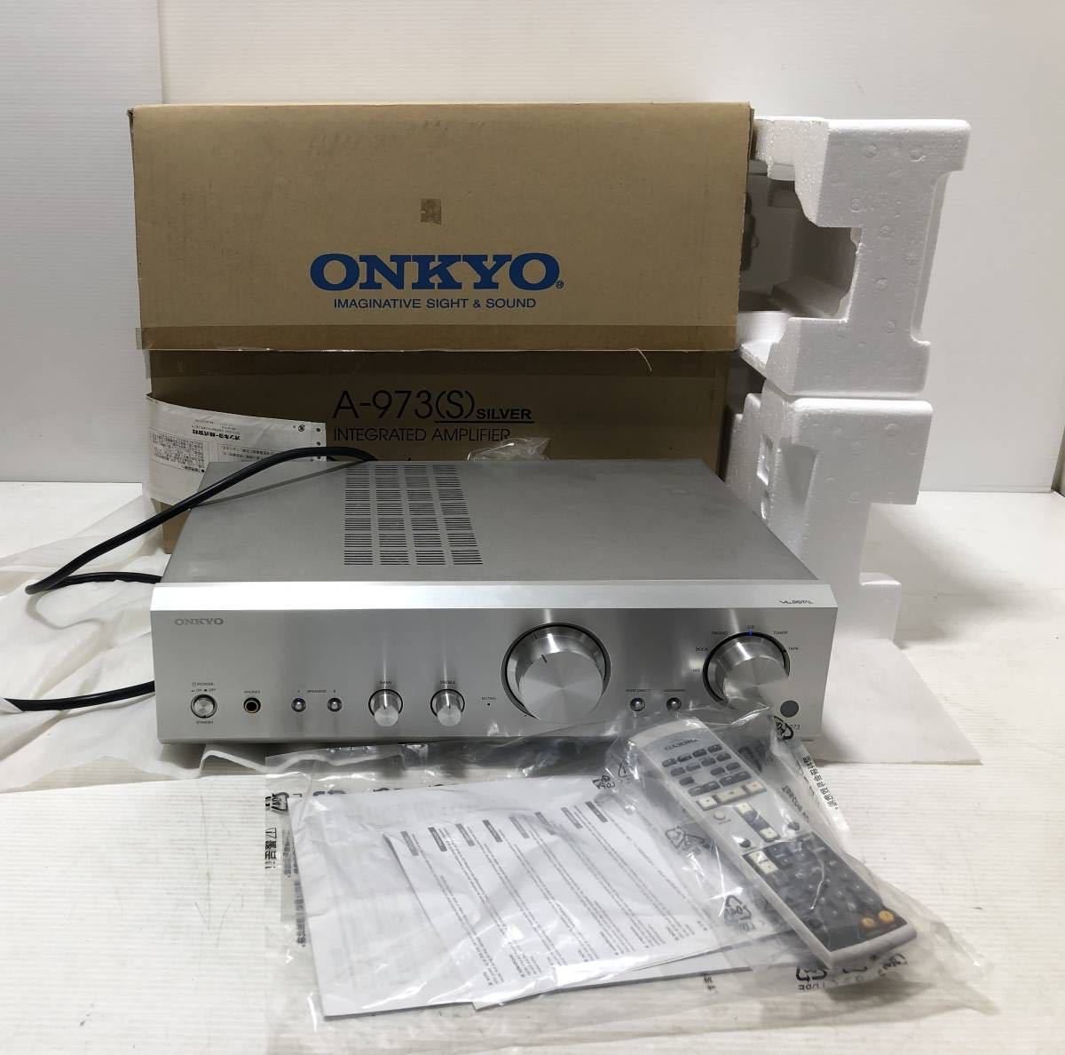 1205☆ONKYO A-973 INTEGRATED AMPLIFIER プリメインアンプ