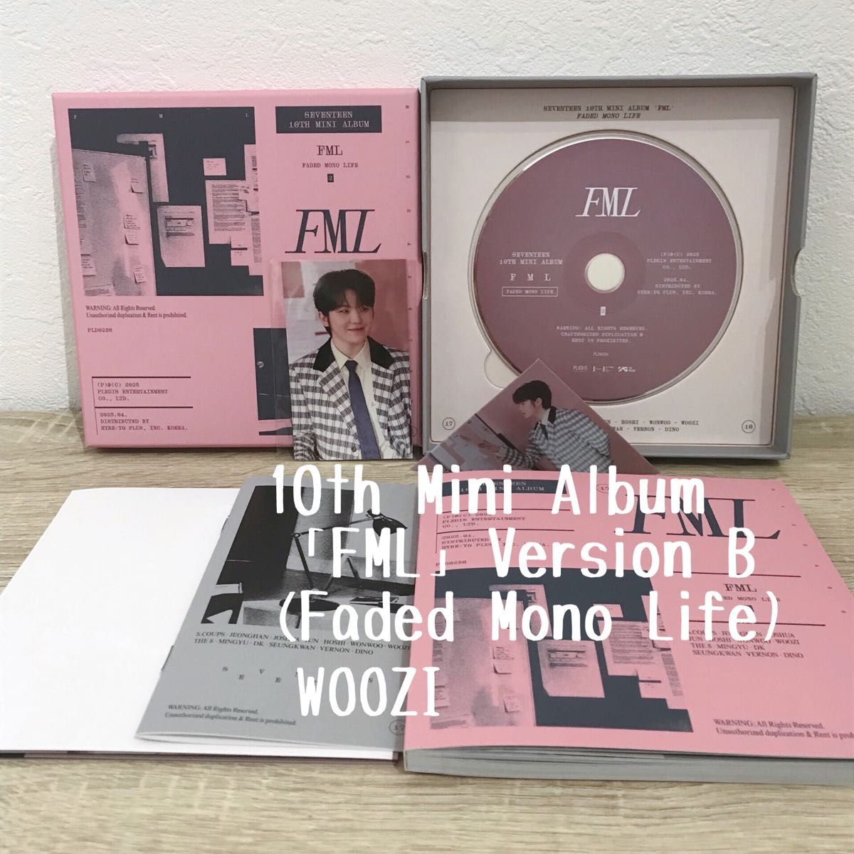 SEVENTEEN 10th Mini Album「FML」Version B(Faded Mono Life)