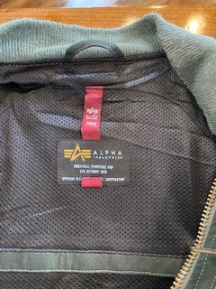 ALPHA INDUSTRIES　ライダースジャケット