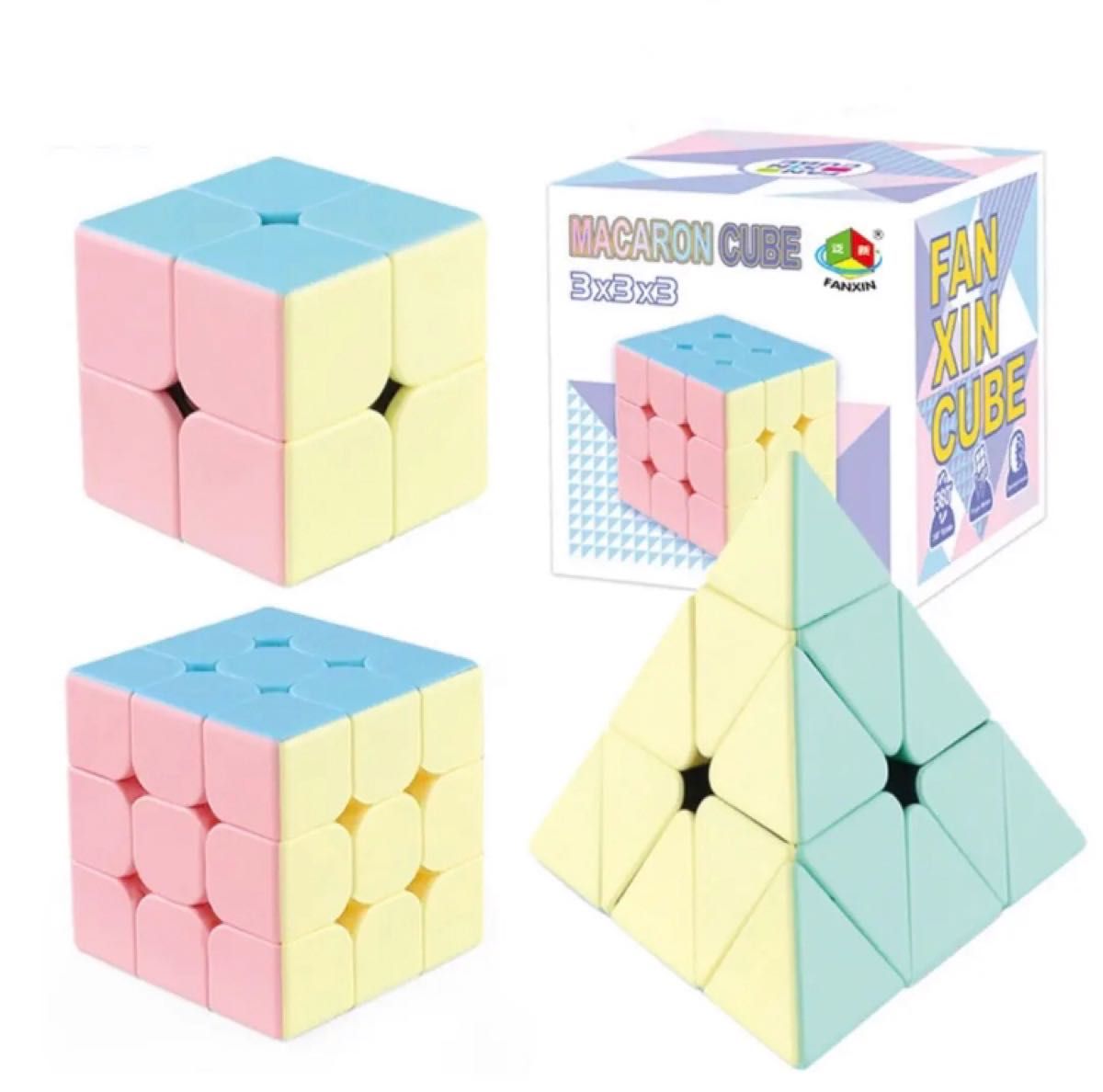 スピードキューブ　4×4　パステル　ルービック　知育玩具　パズル　脳トレ　認知症