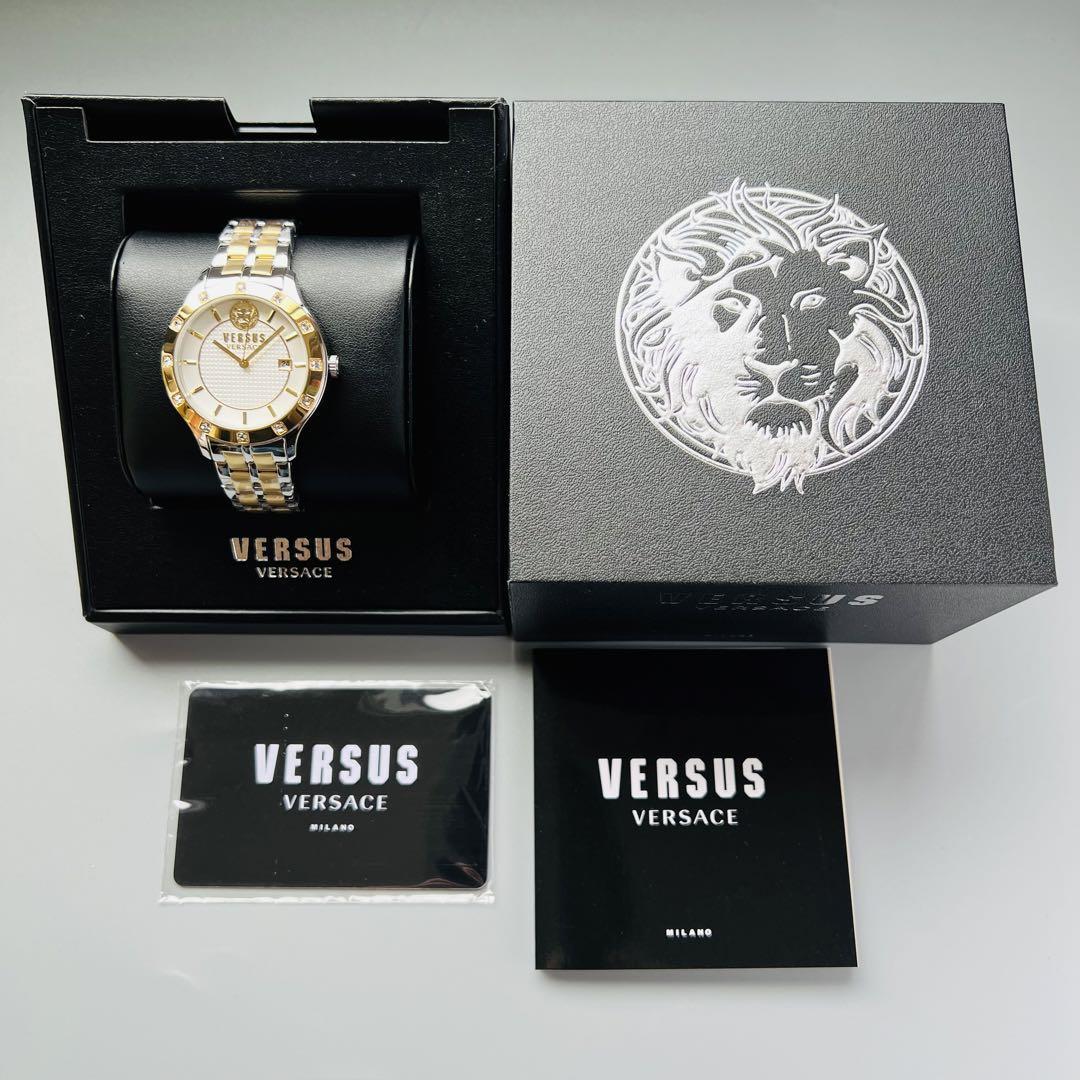 新品】ヴェルサス/ヴェルサーチ 腕時計 ゴールド レディース 高級ブランド-