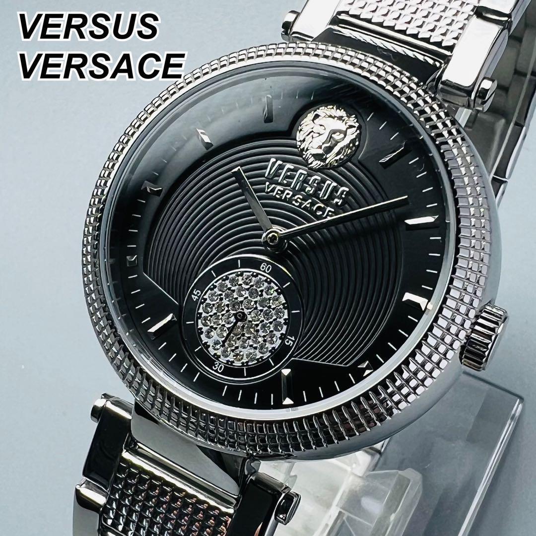 日本製】 新品 腕時計 ヴェルサーチ ヴェルサス クリスタルの輝き