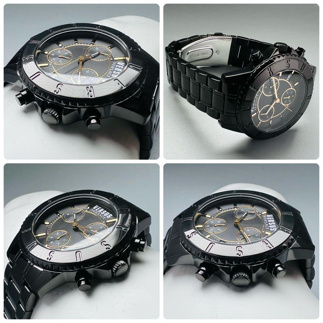 腕時計 ヴェルサス/ヴェルサーチ ベルサーチ 新品 メンズ ブラック