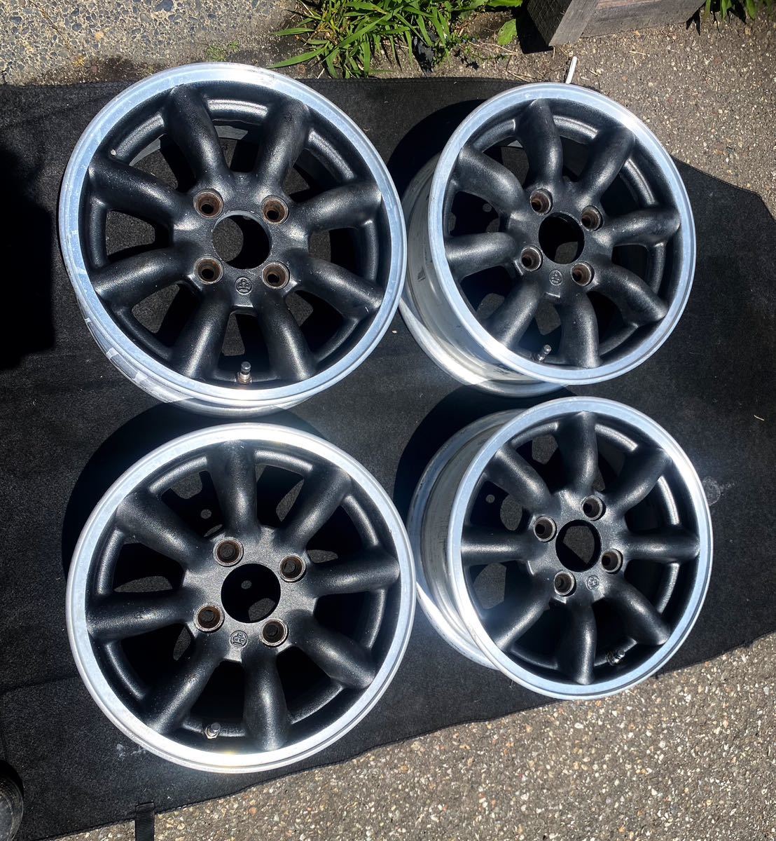 本物！希少PCD100 RS ワタナベ 13インチ 5J ＋35 売り切り！ミラ、アルト、キャリー、ハイゼットなど