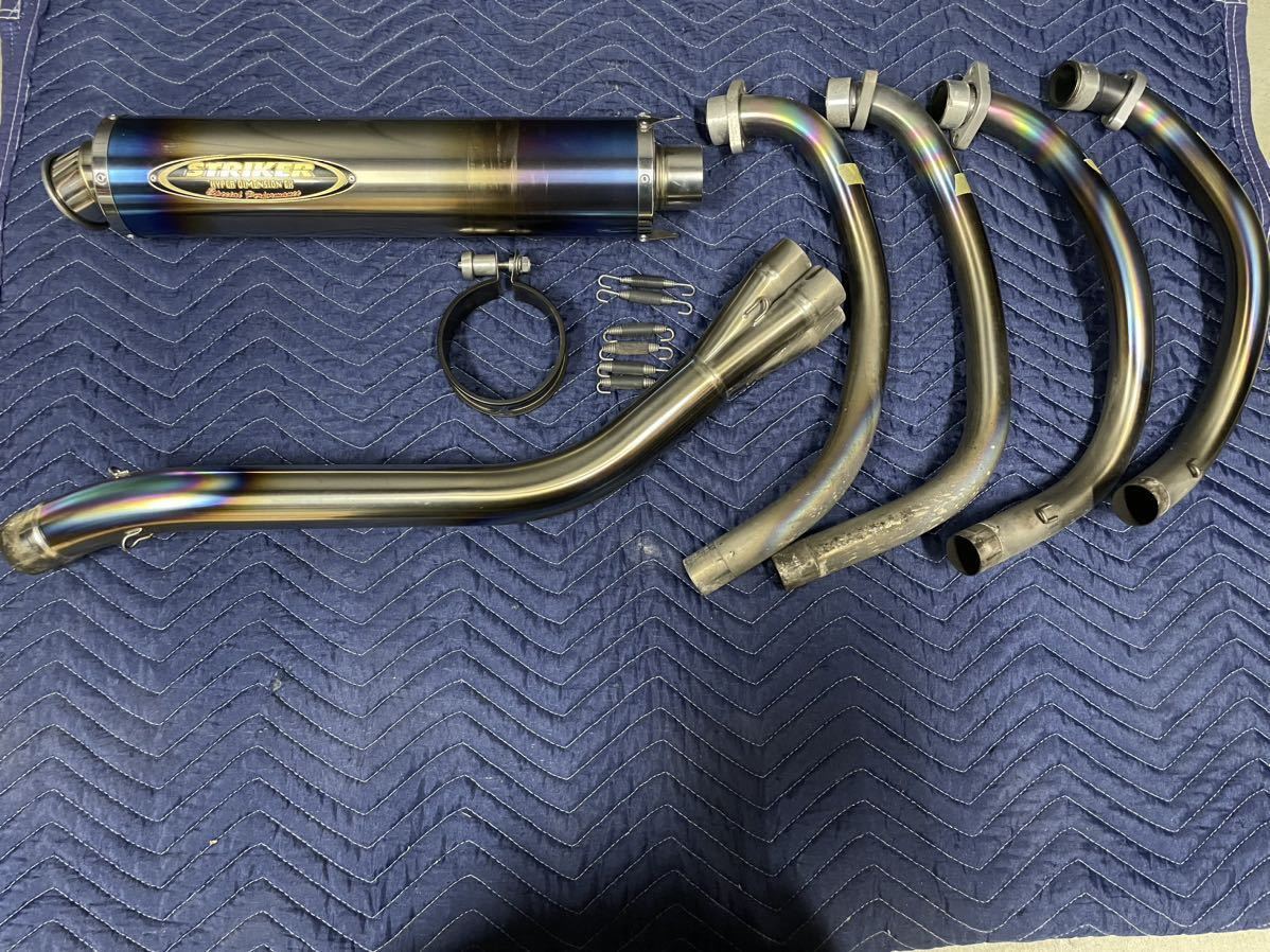 ストライカー フルエキチタンマフラー CB400SF nc39(マフラー本体