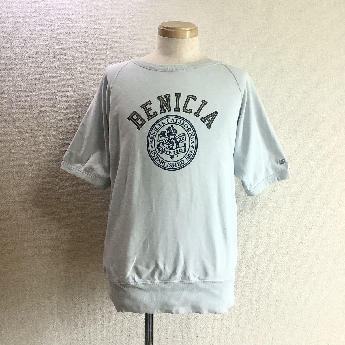 定休日以外毎日出荷中] Sleeve Short XL 半袖スウェット CHAMPION