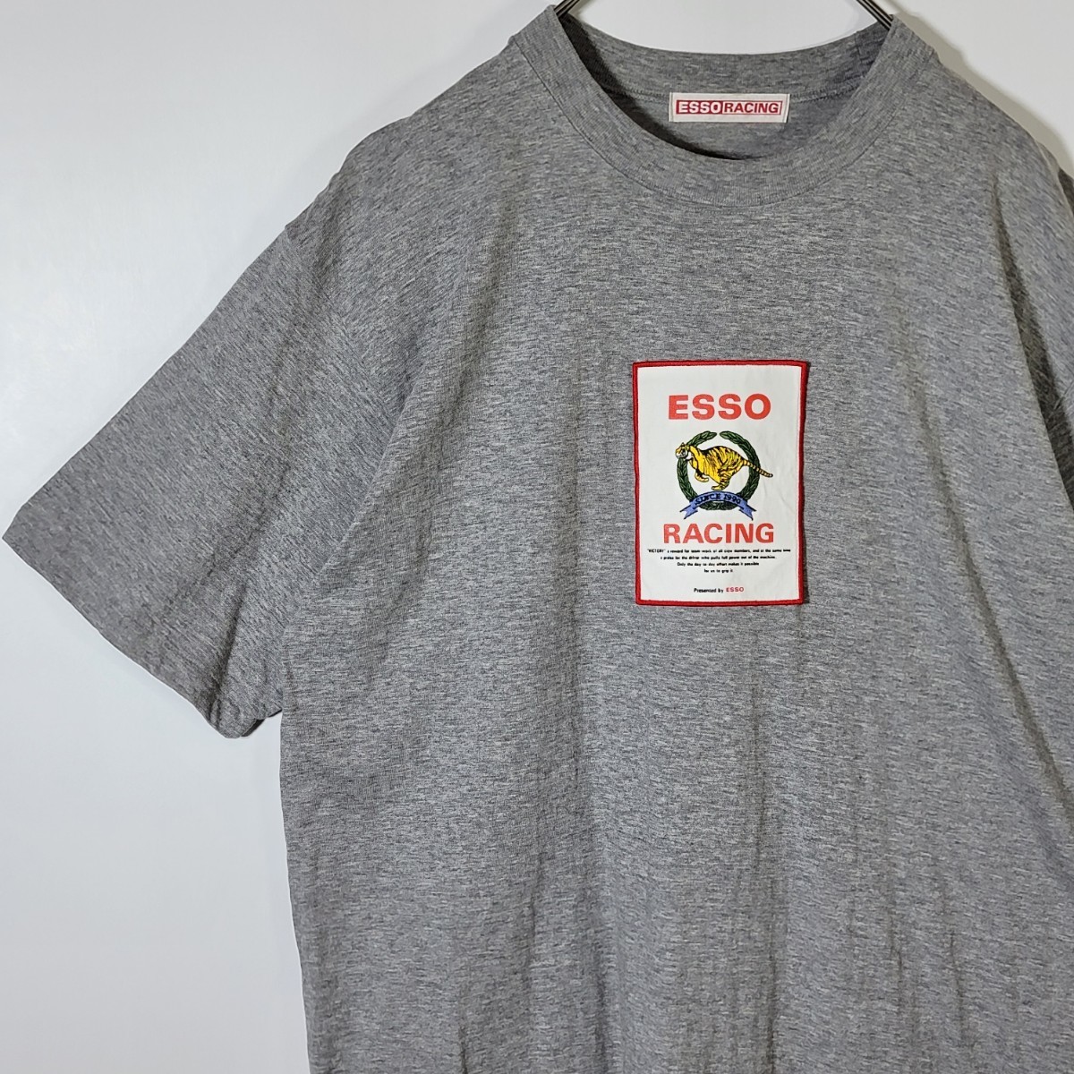 【ESSO RACING】エッソレーシング　Tシャツ　ワッペン　シングルステッチ_画像1
