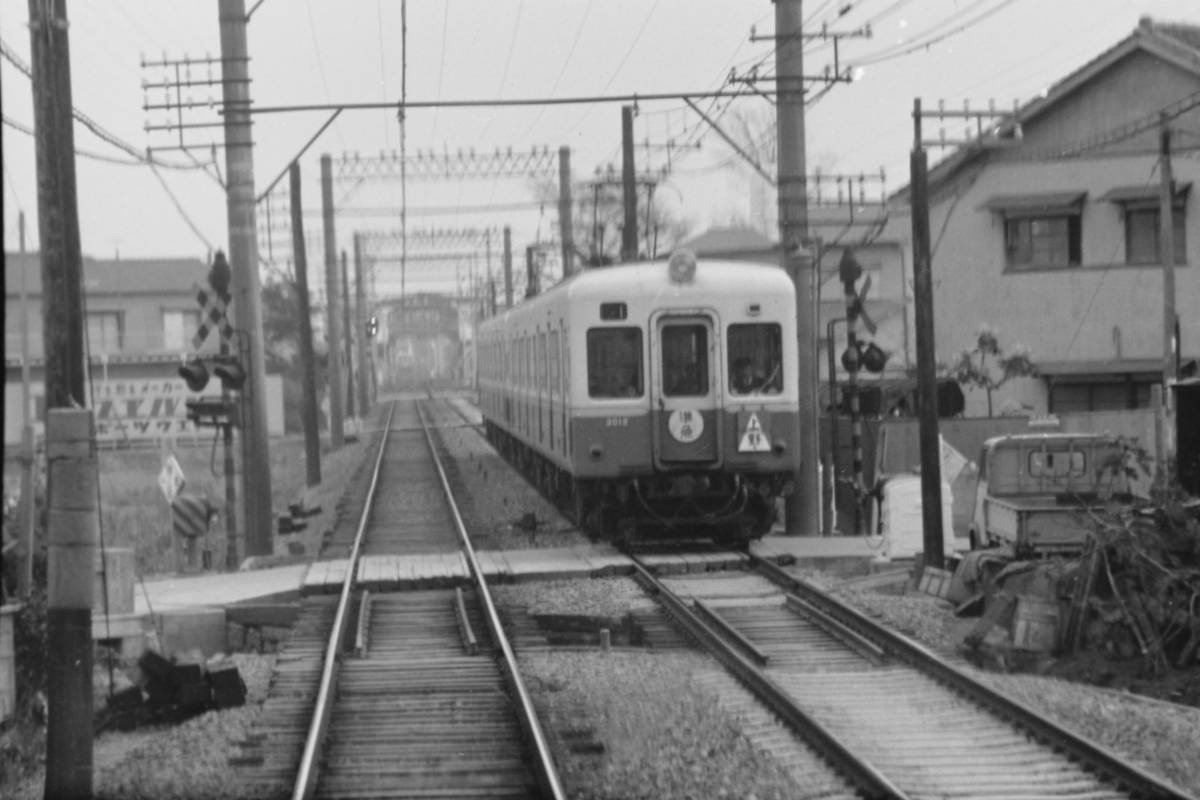 (B23)568 写真 古写真 鉄道 鉄道写真 上野行 他 昭和38年11月18日 フィルム 白黒 ネガ まとめて 6コマ の画像5